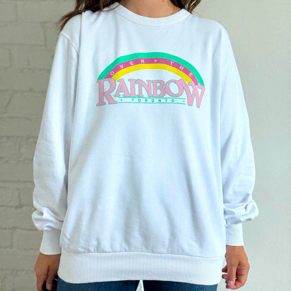Over The Rainbow x Benson Toronto Crewneck Sweater Size Large